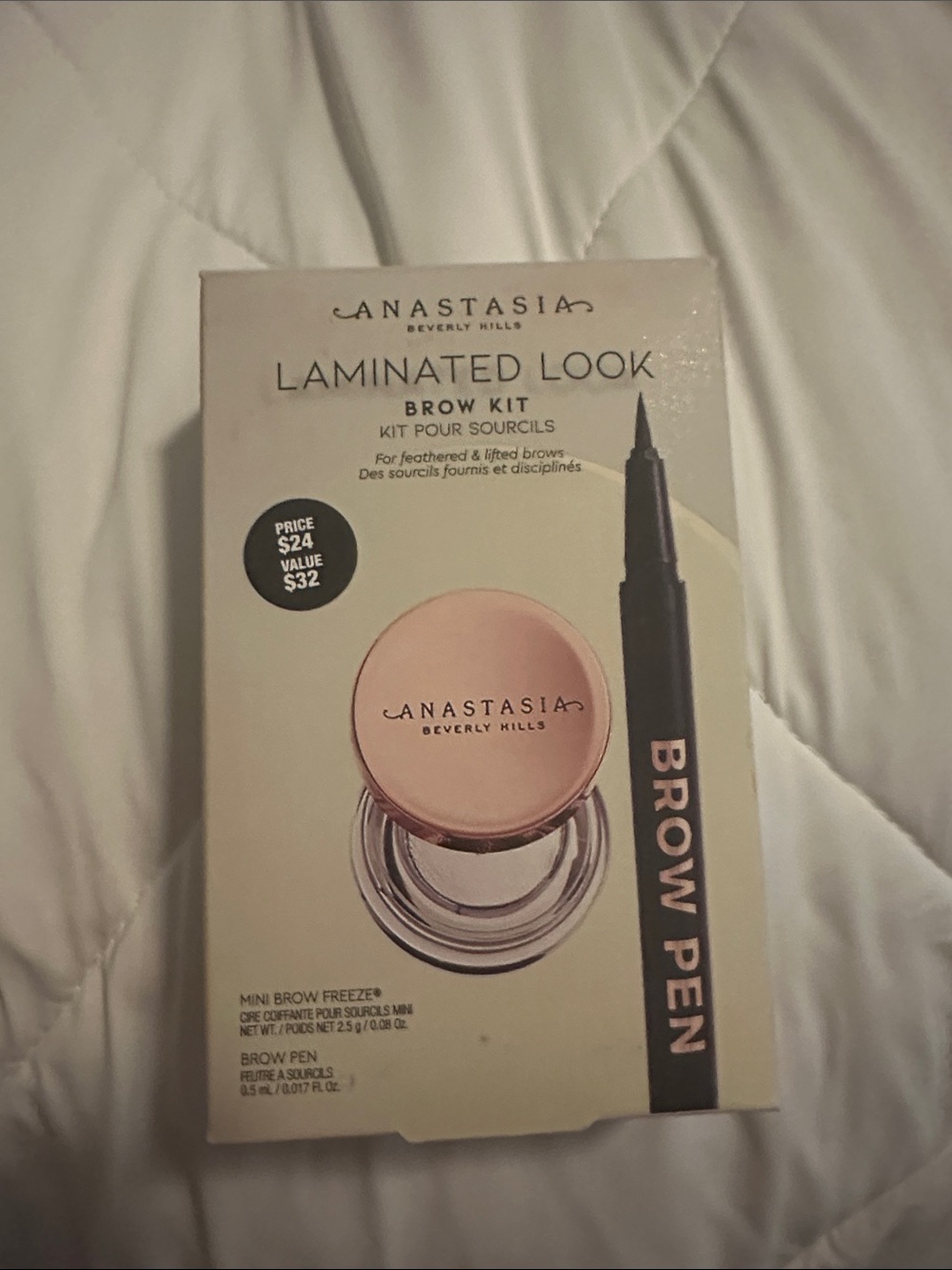 Anastasia Beverly Hills Laminated Look Brow Kit - Rose Gold & Black